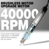 YOKEFELLOW 40000RPM NAIL DRILL MACHINE KITS 2023NEW RECHARGEABLE BRUSHLESS POWERFUL ELECTRIC NAIL FILE FOR ACRYLIC NAIL MANICURE 2