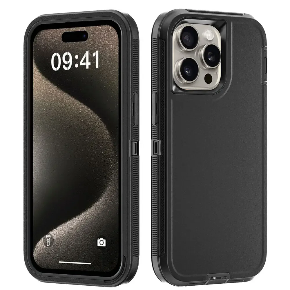 Heavy Duty 3-in-1 Armor Shockproof Dust-Proof Phone Case