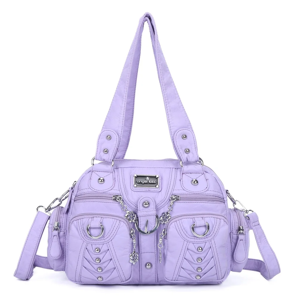 Women Handbags Fashion Satchel Top-handle Handbag PU