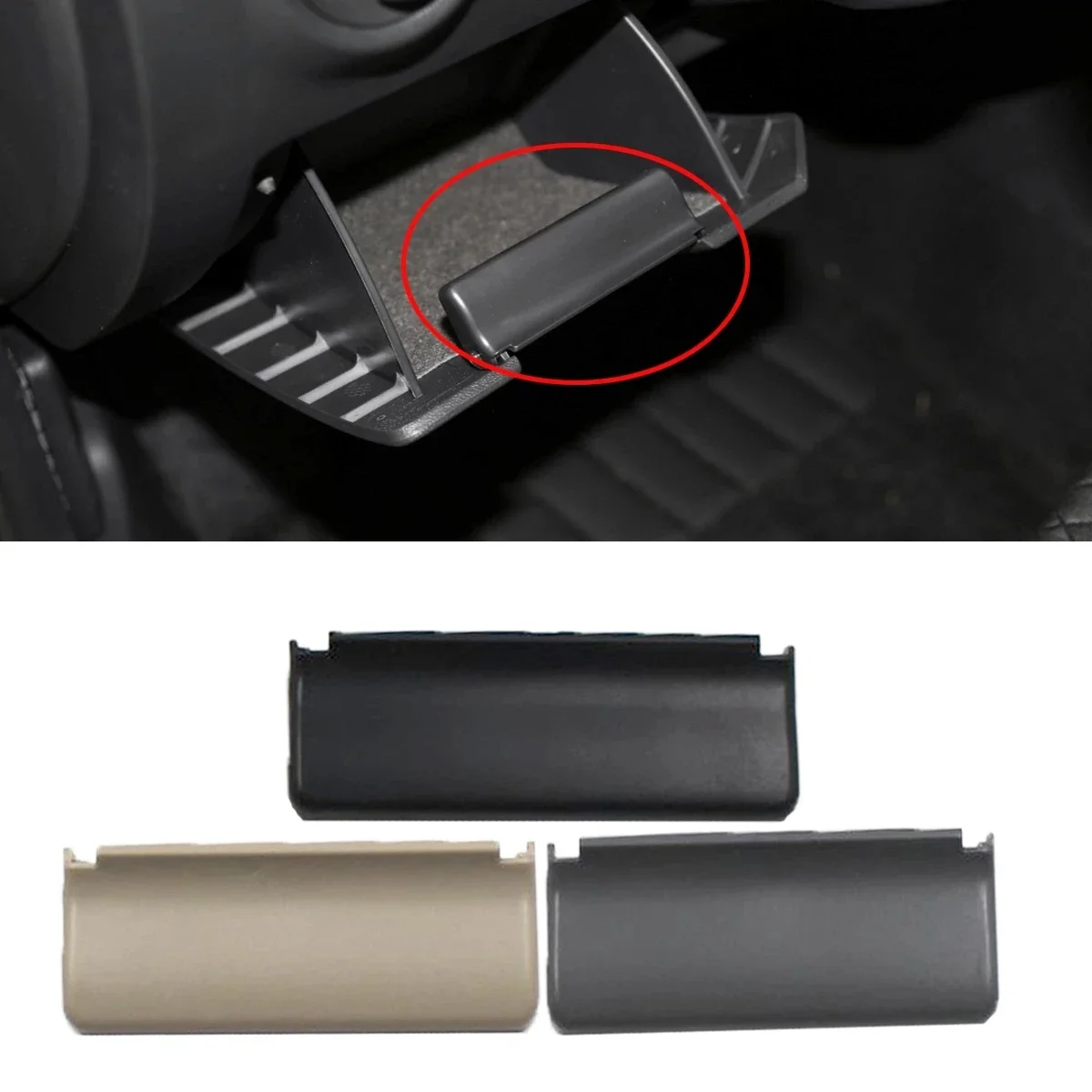 Front Left Dashboard Storage Compartment Glove Box Handle Switch 5E1857919 for Skoda Octavia 3 2014 2015