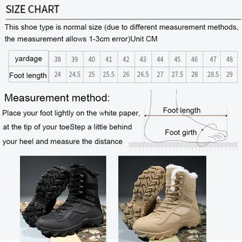 Ankle Winter Warm Shoes Climbing Boots Climbing Hiking Shoes Men Women Desert Snow Boots Durable Training Shoes Ankle Boots 5