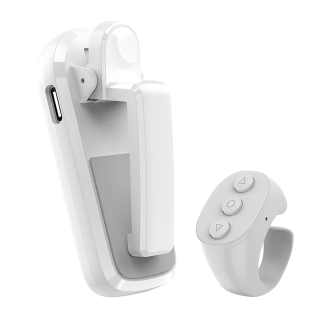 Remote Page Turner Phone Camera Video Record Remote Triggers Clicker Page Turner for Kindle Paperwhite Oasis Kobo EReaders 26
