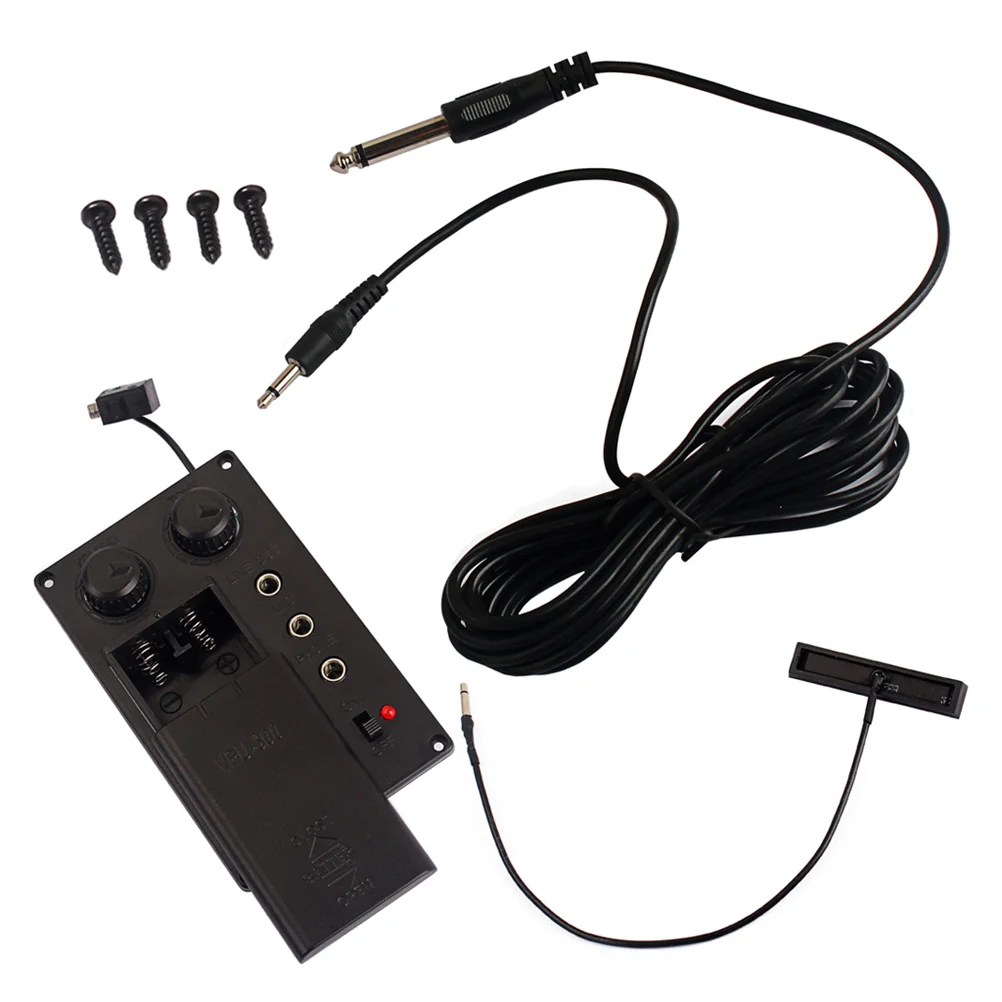 

Violin Equalizer EQ Violin Silent Mute Pickup Preamp Equalizer Violin Accessory with Violin Pickup Cable