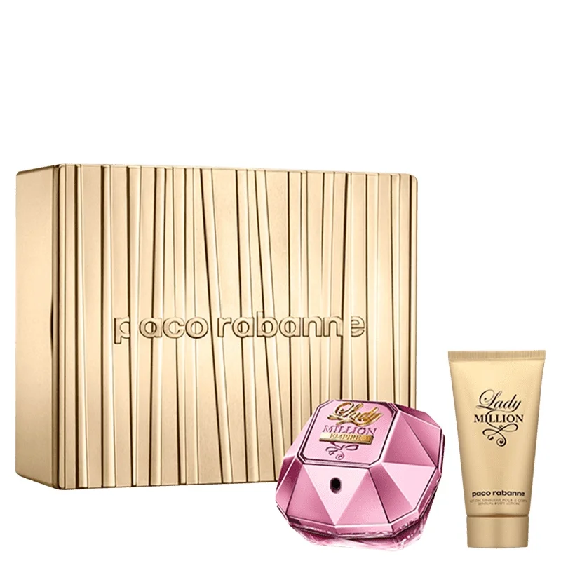 Normal Indrømme Elendighed Lady Million Empire Paco Rabanne Female Set-Eau de Parfum 50ml + Body  Moisturizer 75ml