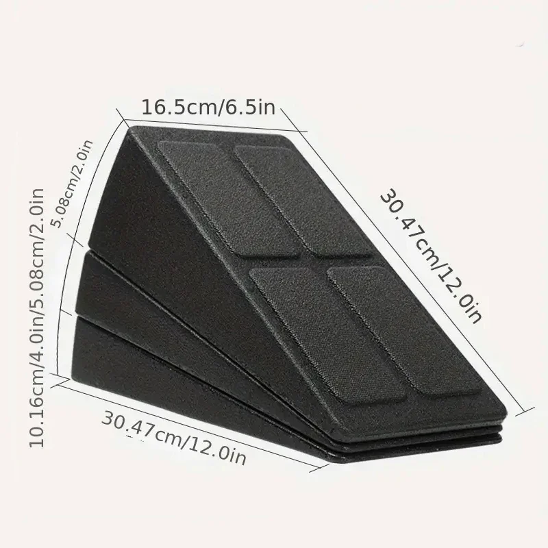 3pcs Yoga Wedge Stretch Slant Boards Adjustable Bricks Squat Wedge Blocks For Exercise Gym Fitness Yoga Accessories Pilates Yoga 6