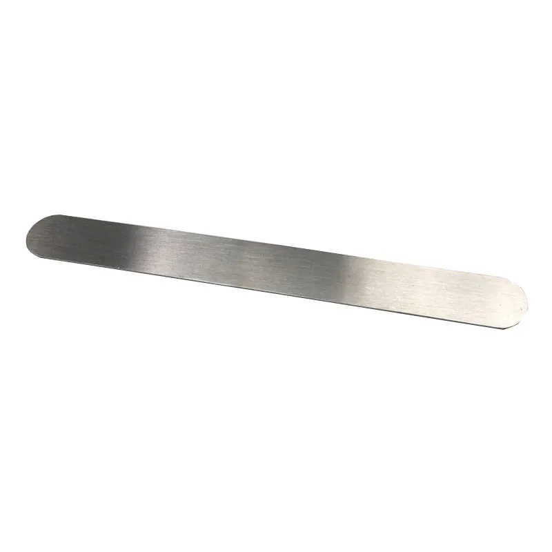 10pcs Double-sided Replacement Sand Paper Nail File With Metal Handle Nail Polish Sanding Buffer Strips Nail Polishing Manicure