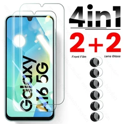 6-in-1 Soft Hydrogel Film Screen Protector with Case and Camera Glass for Samsung A16 4G (4In1 2Front 2Lens)