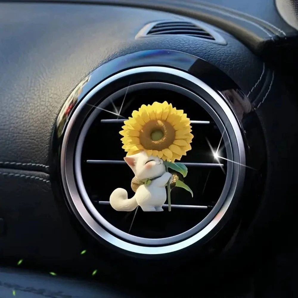 Kitten Hoodie Vent Clip Air Freshener 3