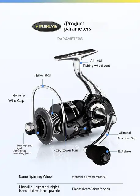 Q&L 1000-7000 13+1BB CNC Fishing Reels 20kg Max Drag 5.2:1 Spinning Fishing  Reel Ryobi carretilha de pesca