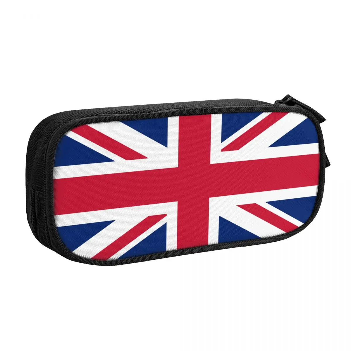 영국의 사용자 정의 국기 Kawaii 연필 케이스 소녀 소년 대용량 연필 주머니 학생 문구