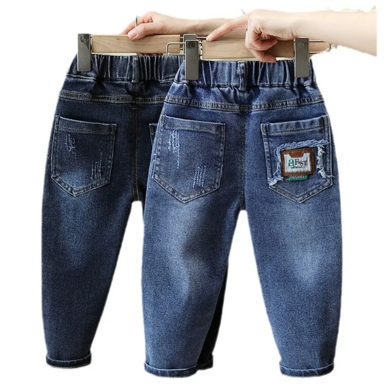 남아 청바지 봄가을 신상 슬림핏 팬츠 다용도 해외풍 캐주얼 바지