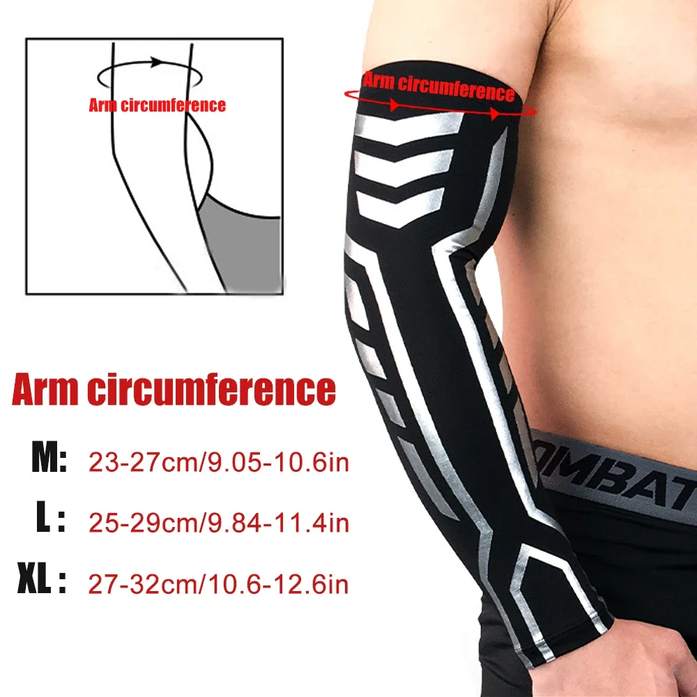 Sports Compression Arm Sleeves Moisture Wicking Great Arm Warmers for Running Cycling Athletic or General for Women Men cooling arm sleeves arm sleeves 1Pcs