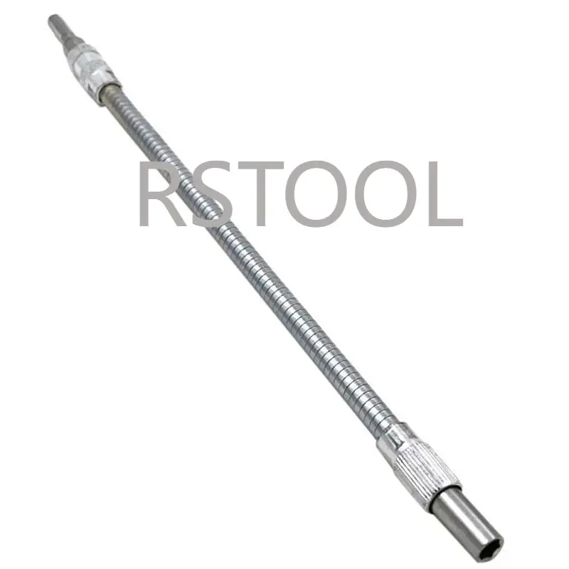 30cm 1/4'' Hex Shank Flexible Hose Screwdriver Extension Bit Holder Adapter Connect To 6.35mm Electric Drill Head