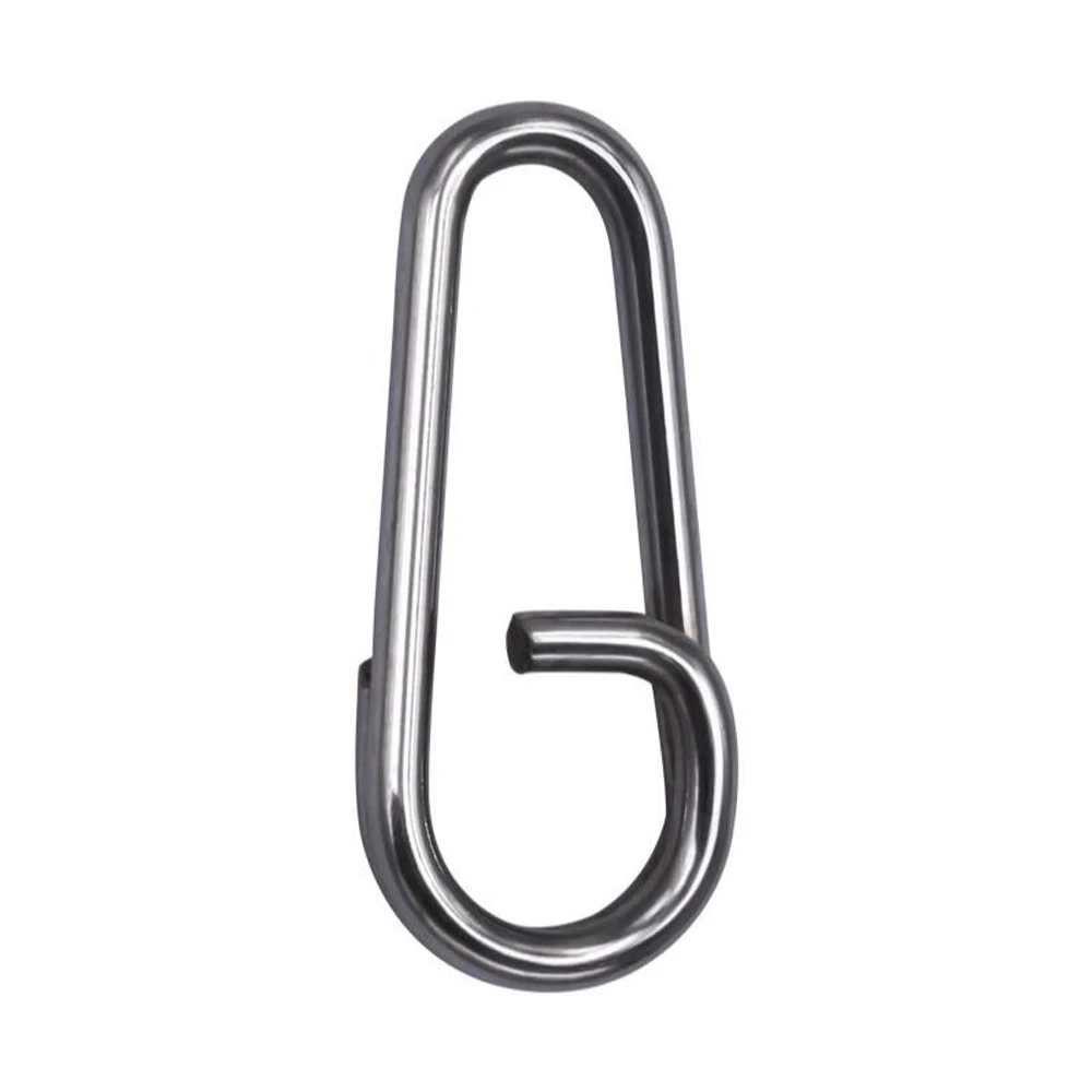 20 stücke Split Ringe Angeln Snap Angeln Lockt Anschlüsse Salzwasser Angeln Oval Split Ringe Swivel Snap Edelstahl Ringe