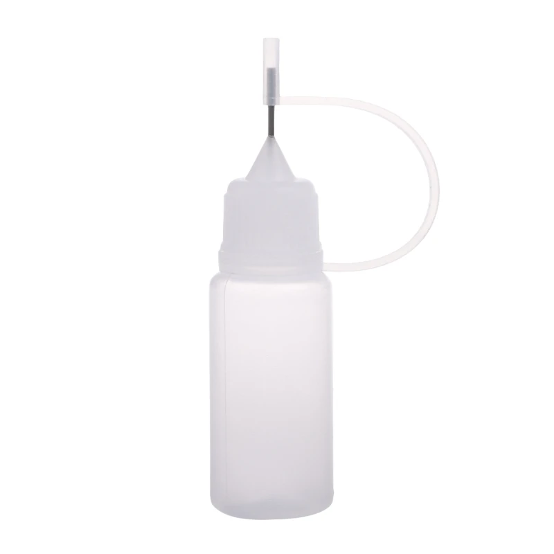 Precision Needle Tip Glue Bottle Applicator Empty Applicator Glue Oiler Squeeze Bottle for Paper Quilling DIY Craft Glue Applicator Bottle