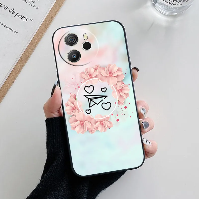 Cute Cartoon Soft Silicone Back Case - Fashionable Phone Cover Etui s