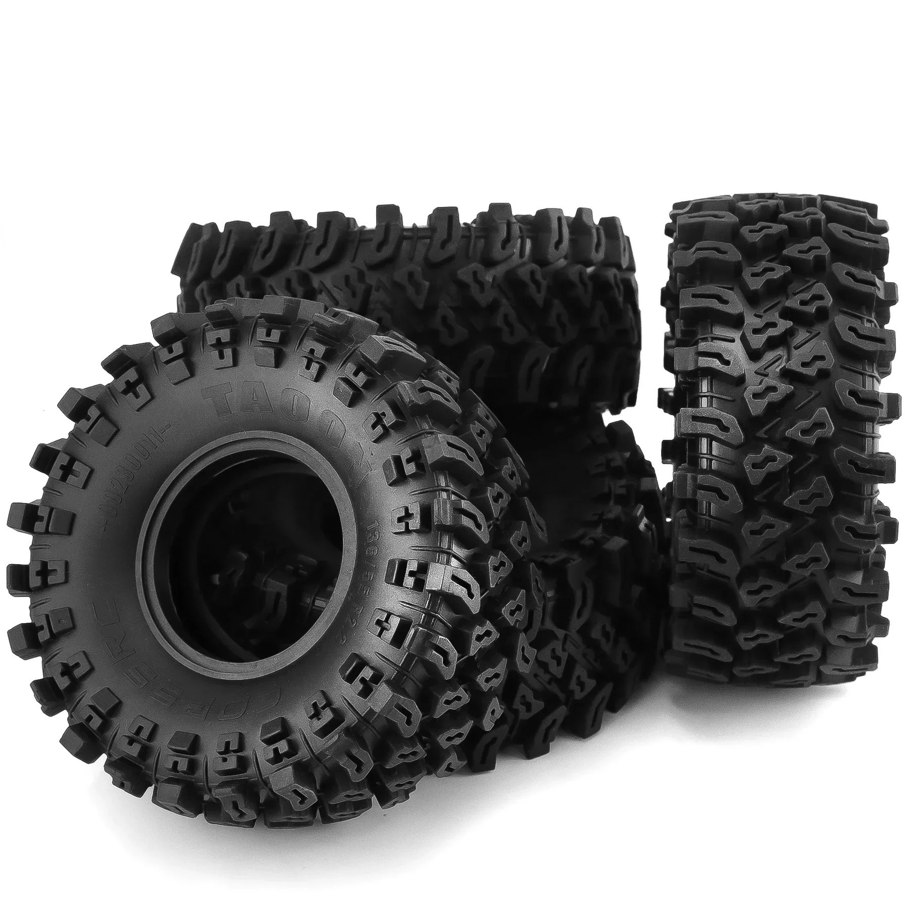 

KKRC 4pcs 136mm 2.2" Big Rubber Tire Wheel Tyre for 1/10 RC Crawler Car Axial SCX10 Pro Wraith Capra RR10 Traxxas TRX4 YK4082 EM
