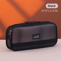 High - Power Hair Dryer Storage Bag - Portable, Durable, Dust - Proof Styling Tool Organizer (Black)