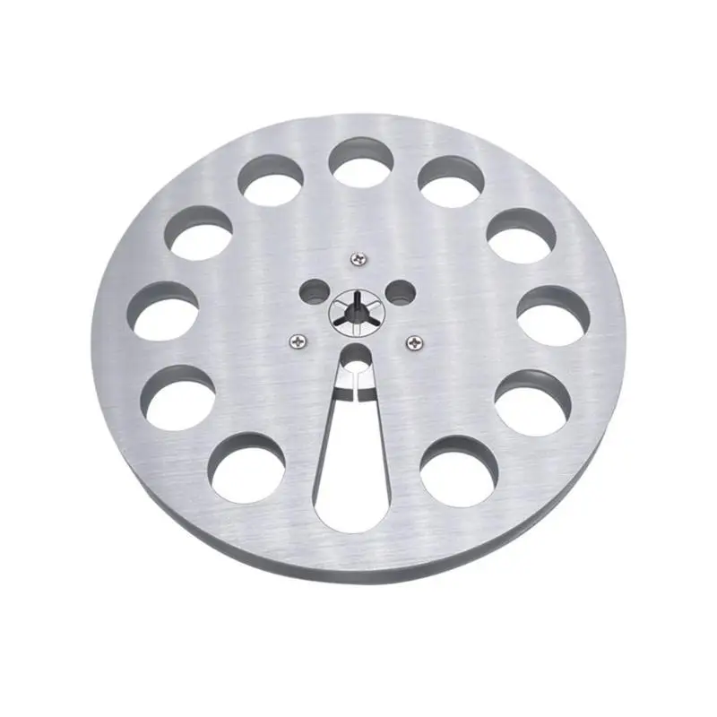 652F Leere Bandspule aus Aluminiumlegierung mit 12 Löchern, stilvoll – 7-Zoll-Magnetbandspule – Detail 8