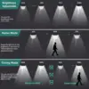 100000LM Solar Light Commercial LED Outdoor Dusk To Dawn Solar Street Light Road Area Lamp Waterproof Backyard Security Lighting 4