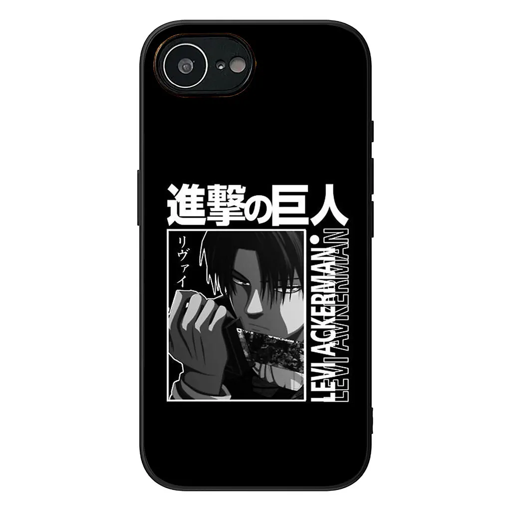 Attack Jaeger & Levi Anime Protective Phone Case - Sleek Design