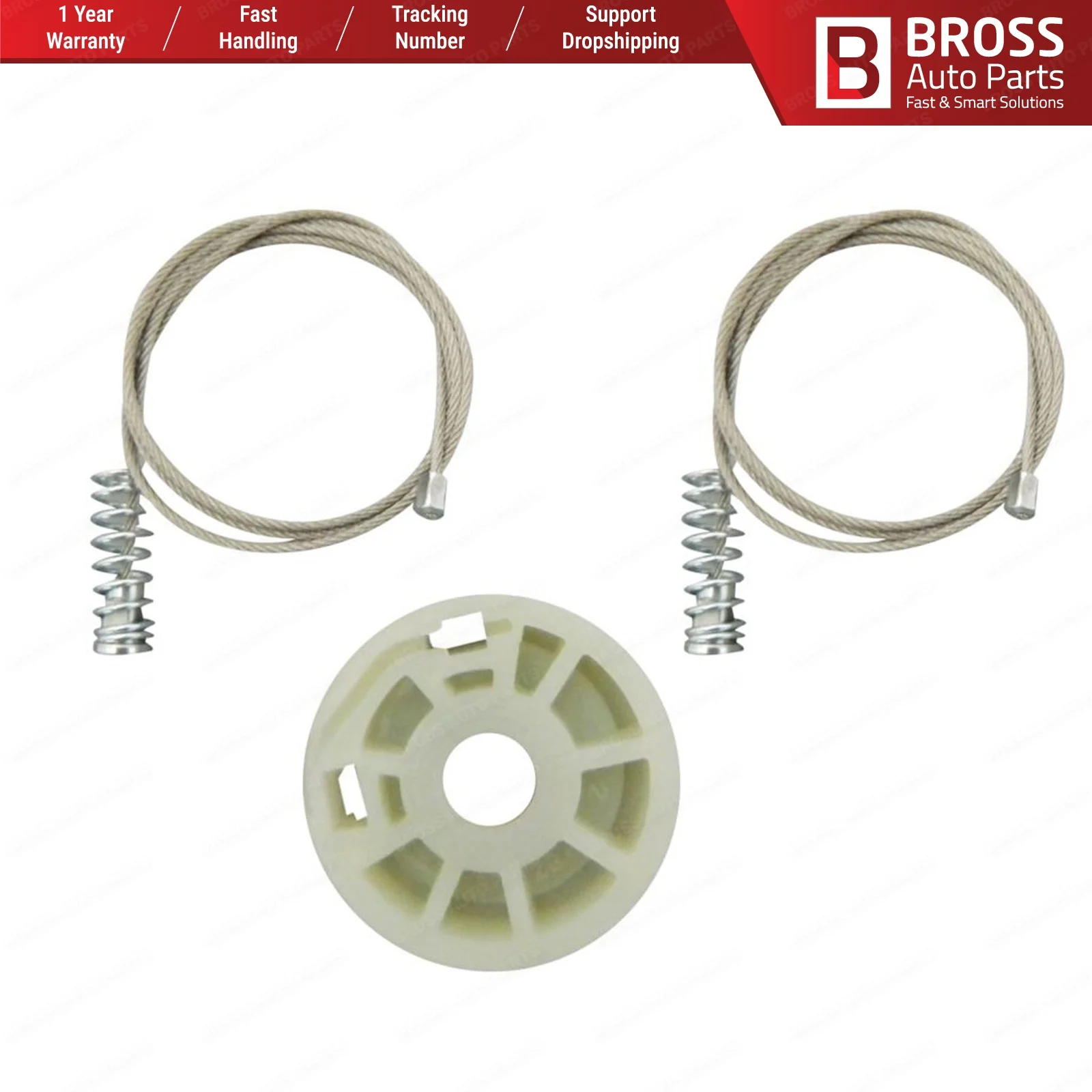 Bross автозапчасти BWR512 электрическая мощность регулятор окна Ремонтный комплект