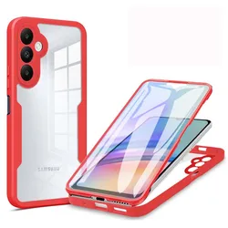 360° Full Coverage Protective Phone Case - Galaxy A07 4G (Red)