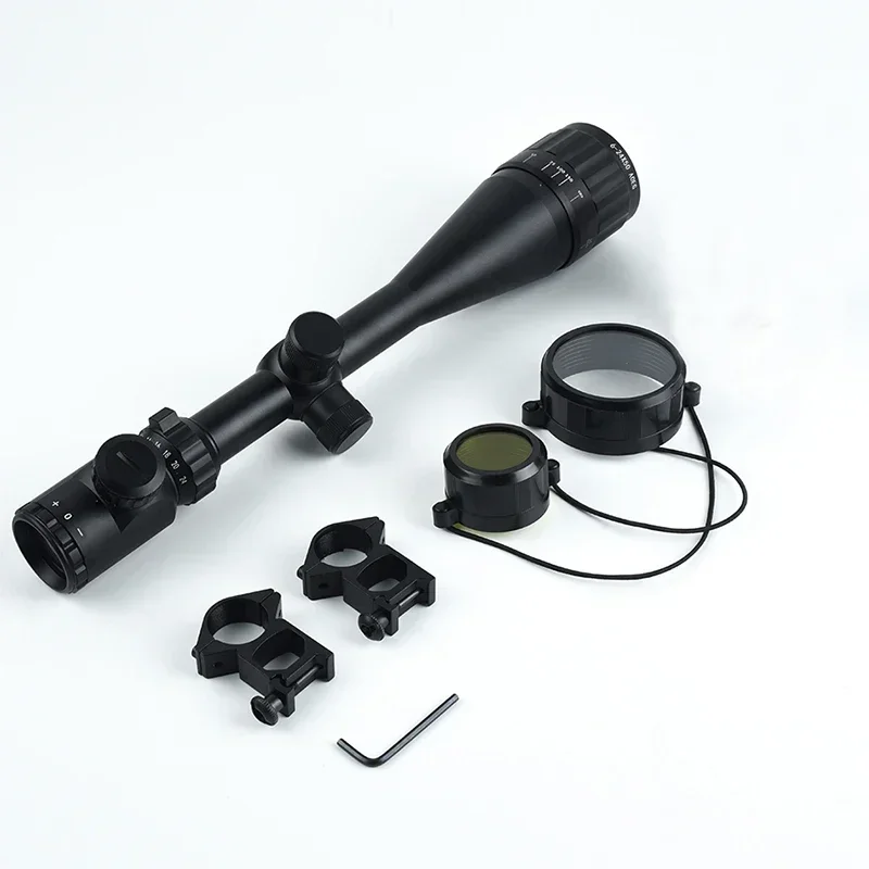 

6-24x50 AOEG Hunting Riflescope Red/Green Optical Spotting Scope Tactical Sniper Scope