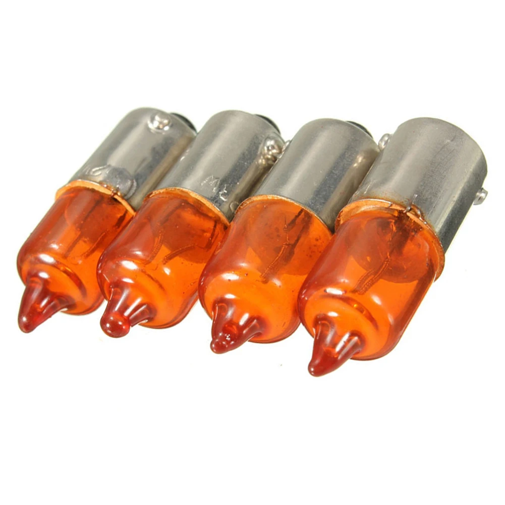 

Quantity Universal Fitment Bulbs Indicator And Use Amber BA S Base Halogen Motorbike V W Amber Install And Use