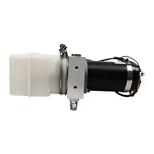 CNCEST 1,58 Qt elektrische Hydraulikpumpe für Kippanhänger, 12-V-Hydraulikaggregat für feste Hubplattformen mit Fernbedienung – Detail 5