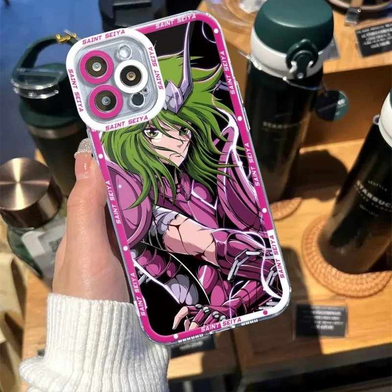 Anime Saint Seiya Clear TPU Phone Case