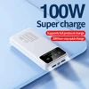 2025 NEW Xiaomi 50000mAh High Capacity 100W Fast Charging Power Bank Portable Charger Battery Pack Powerbank for iPhone Huawei 6