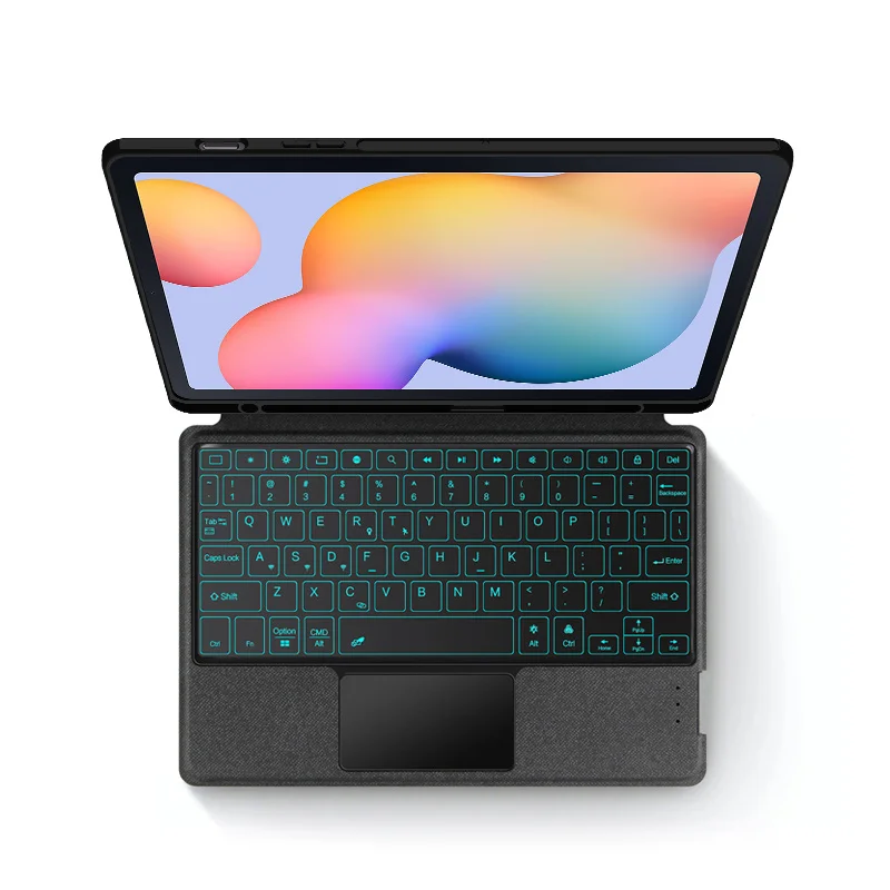 Samsung Galaxy Tab S6 Lite キーボードカバー Amazon.com: JUQITECH Backlit Keyboard Case for Samsung