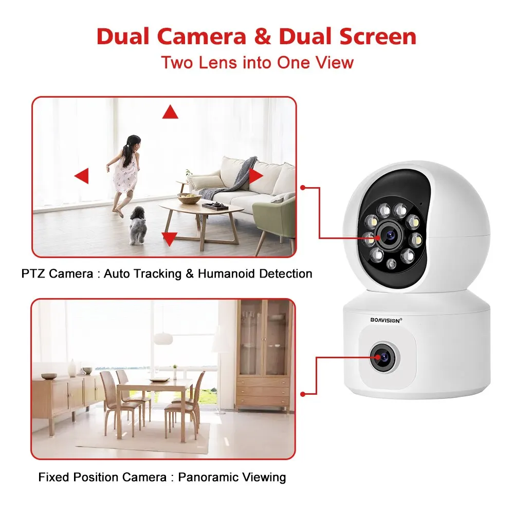    ũ ̺  ī޶, HD 4MP WiFi ī޶, PTZ, ڵ  ޸ӳ̵  , Onvif  ī޶