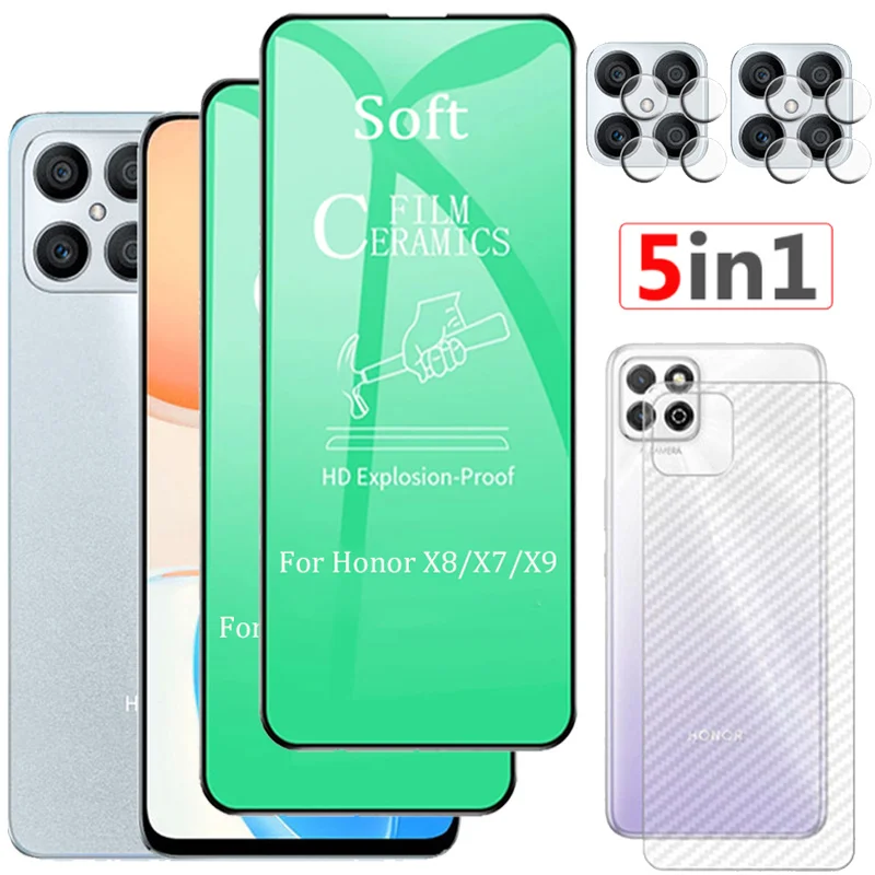 Pellicola Protettiva In Ceramica Morbida Per Honor X8 2022 X7 X9 Vetro Morbido Honor X 8 Protezione Ceramica X8 Honor X9 5G Protezione Dello Schermo