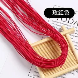 Vibrant High - Elastic Spandex Cord - 10meters (Rose red)