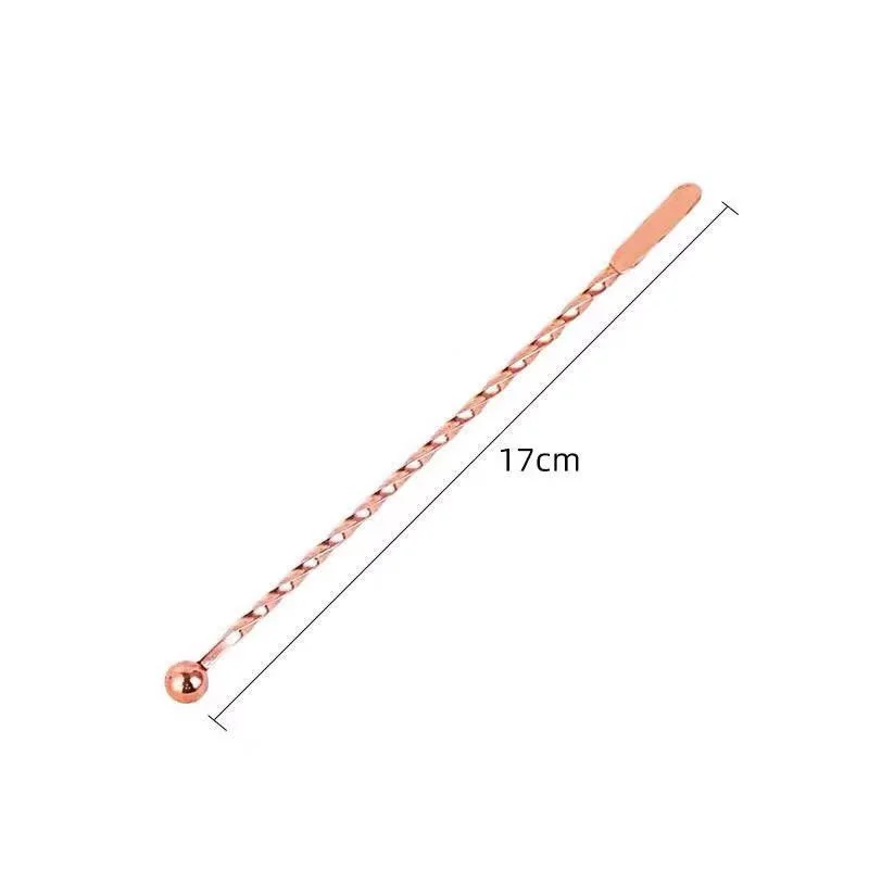 Stainless Steel Cocktail Drink Mixer Bar Stirring Mixing Sticks Muddler Ladle Stirrer Swizzle Sticks Coffee Stirring cocktail stirrers