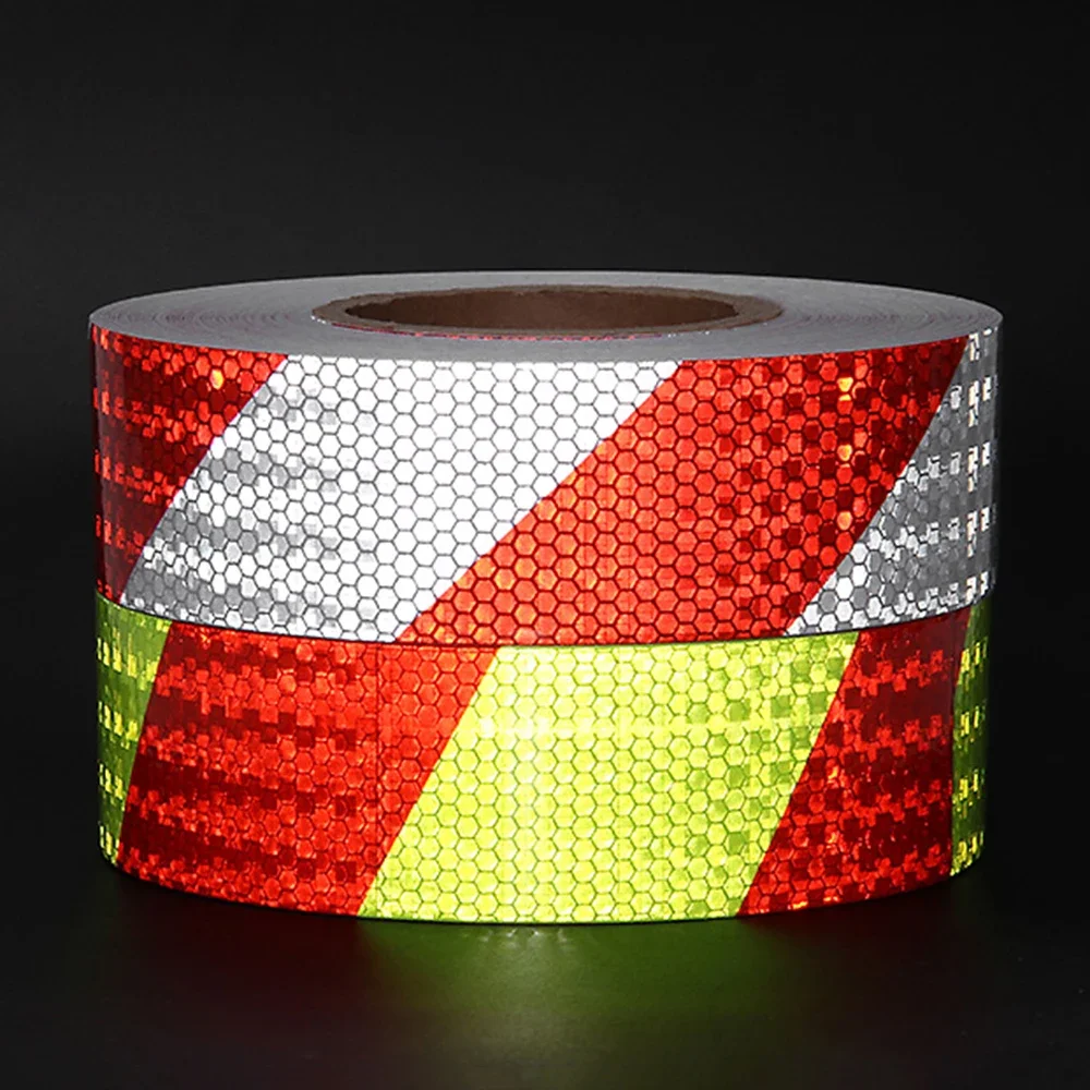 Reflective Tape Shining Reflective Safety Warning Tape Self Adhesive Twill Printing Reflective Tape for Car