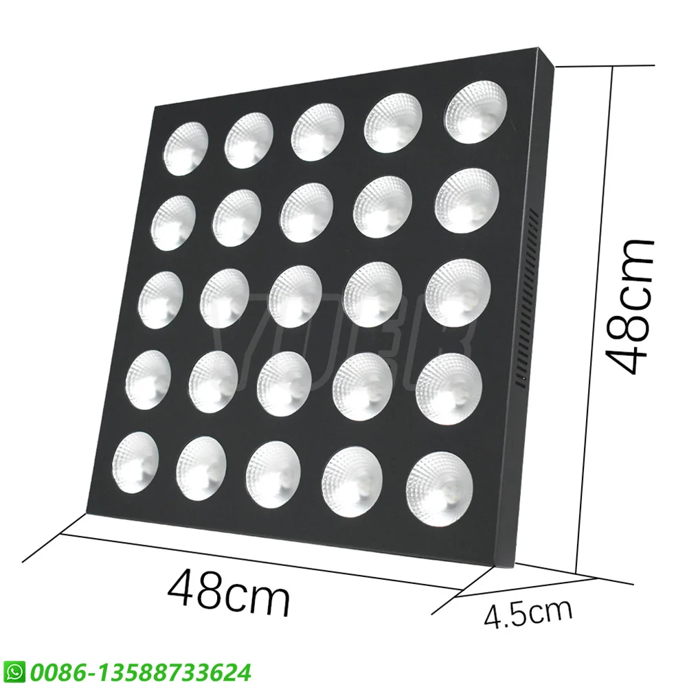 LED 25x30W RGBW Matrix Stage Wash Strobe Effect Horse Racing Light For DJ Disco Party Floor Blinder Nightclub Wedding Backlight