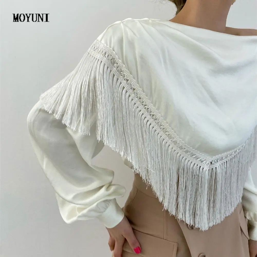 

MOYUNI милые новые модели женских свободных облегающих осенних хлопковых 20222 шикарных свитеров с длинным рукавом Горячие повседневные офисные женские