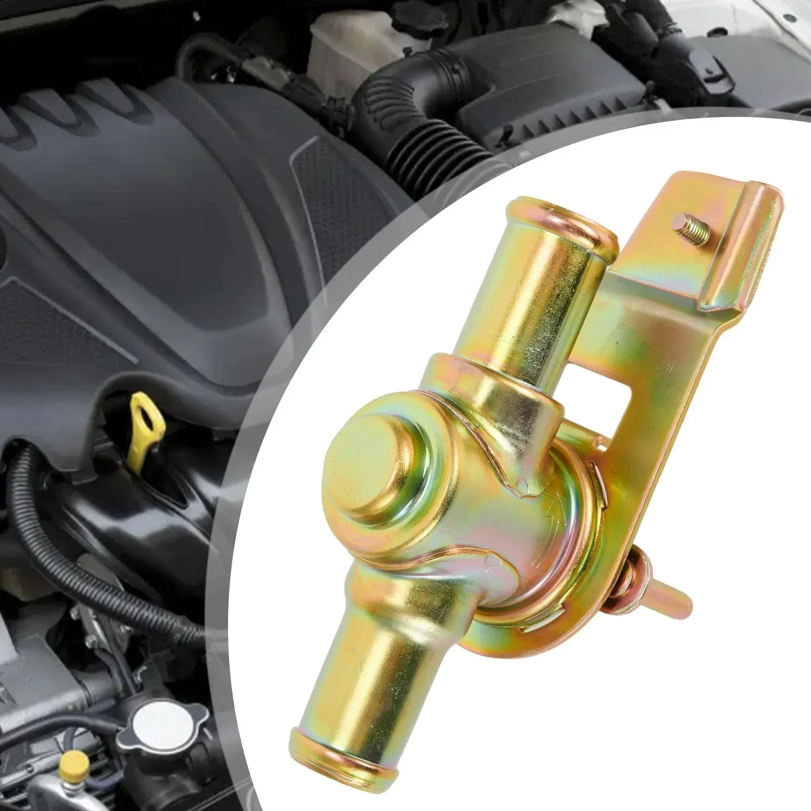 Car Heater Tap Valve Type Car Hot Rod 16mm (5/8") Cable Type Inline Auto Heater Faucet Valve Automobile Operated Control