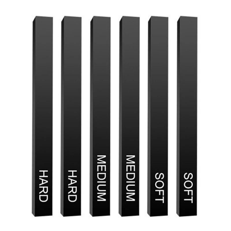 Artists Compressed Charcoal Sticks Square Black Coal Sticks Sketch Art Supplies for Drawing Sketching Shading Tool 6 PCS 1