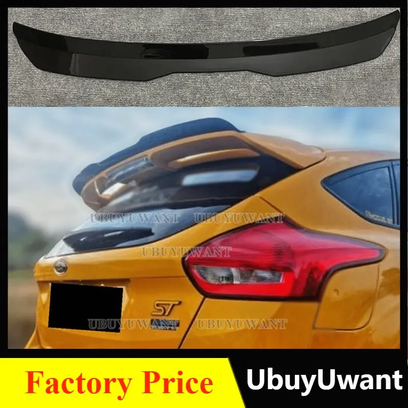 Carbon Look Universal Rear Roof Trunk Coperchio Spoiler Wings Tuning Decoration Strip Nero Per Focus Polo Seat Mk Hatchback Suv