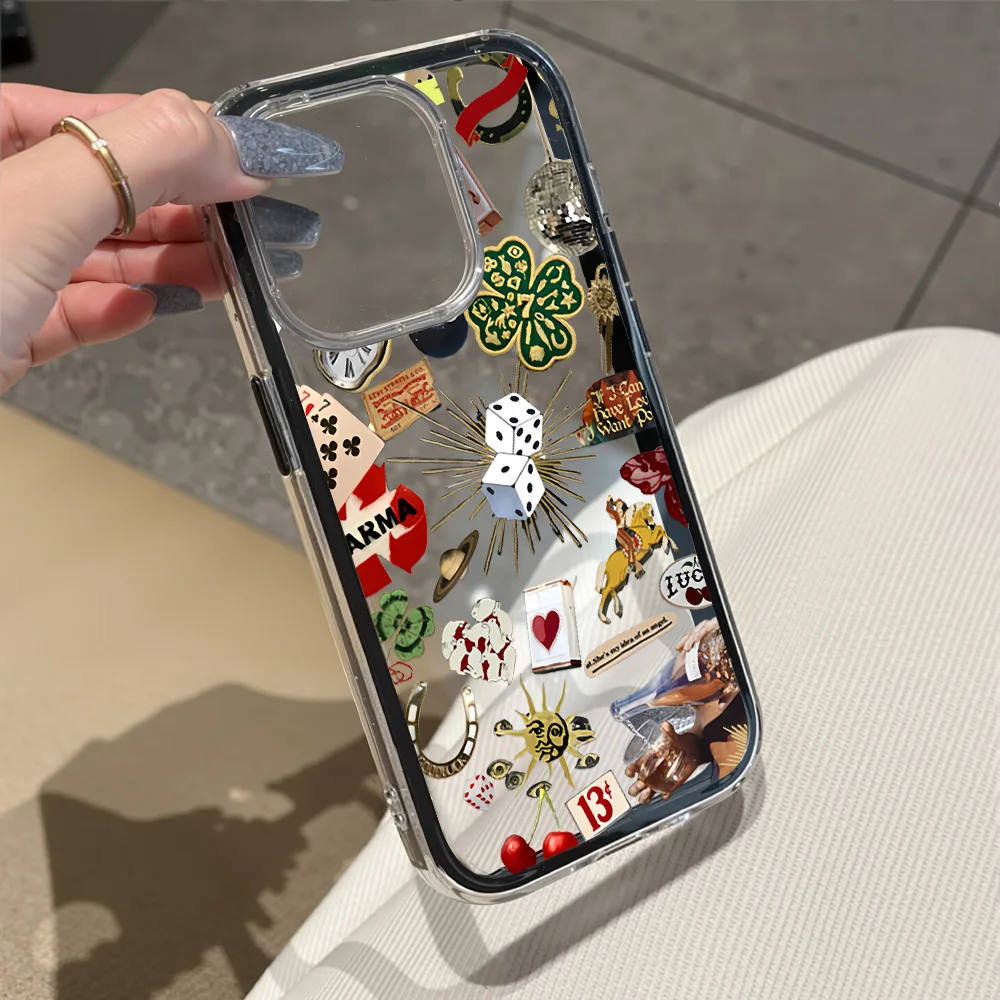 Dual-Color Transparent Silicone Protective Phone Cover