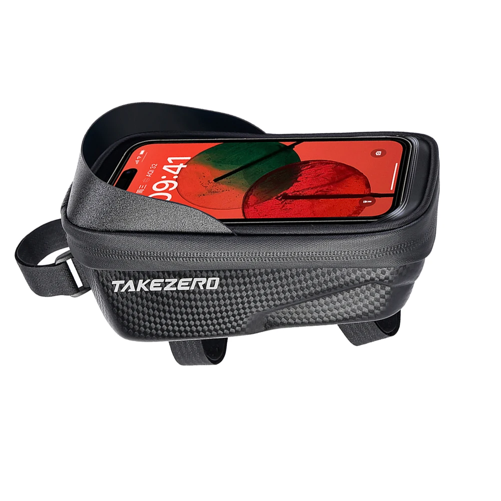Touch Screen Bike Pannier Bag Light Barrier Waterproof Upper Tube Pannier Storage Pouch Hard Shell Case Cycling Equipment