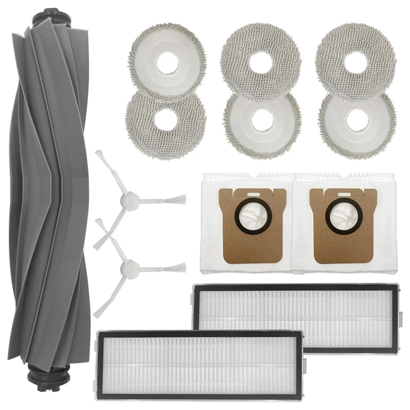 Spazzola Laterale Principale Filtro Hepa Mop Pad Sacchetti Per La Polvere Come Mostrato Plastica Per Dreame L10 Ultra / L10S Ultra Robot Aspirapolvere
