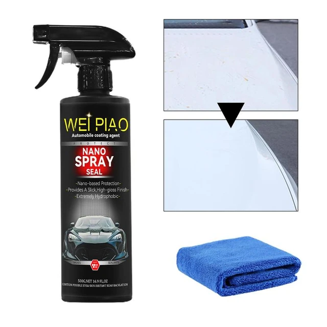 500ml 3 In 1 Car Ceramic Coating Spray Quick Nano-coating Paint Repair Spray  Wax Automotive Hydrophobic Polish Paint Cleaner - AliExpress