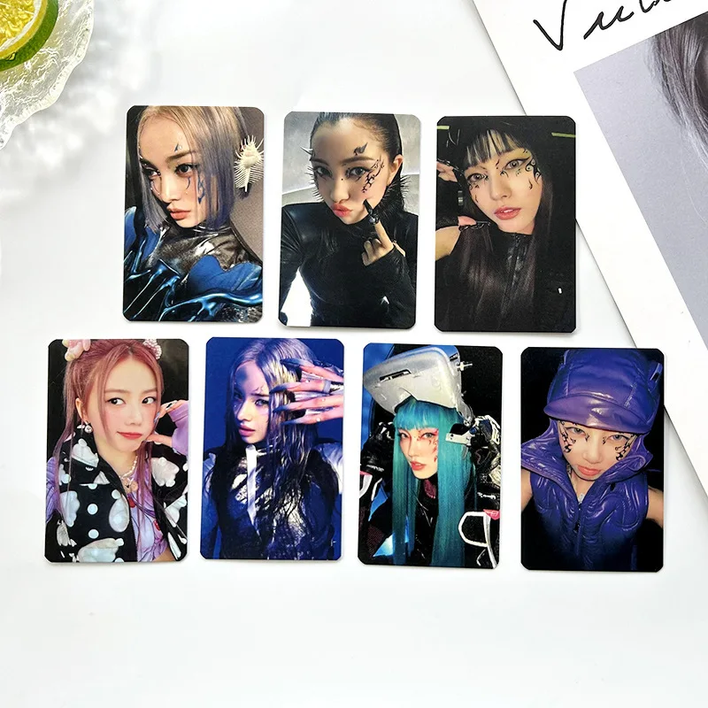 

7pcs/set KPOP XG New Group NEW DNA Album Hit Card LOMO Card Postcard JURIN CHISA HINATA HARVEY JURIA Fan Collection Photo Card