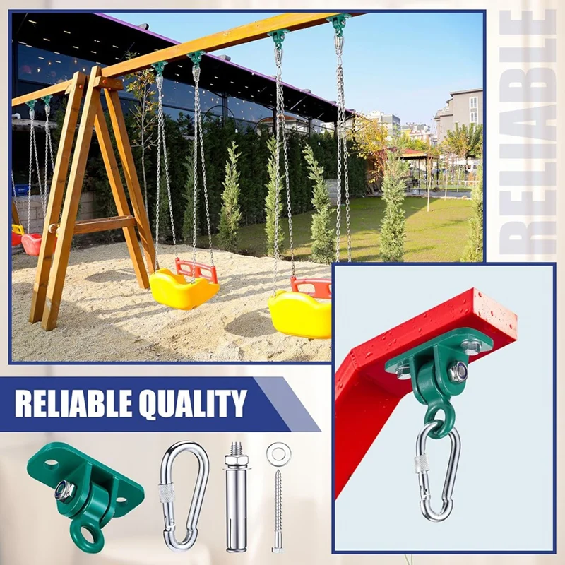 Wooden Concrete Swing Hook Set Expansion Bolts For Porch Playground
