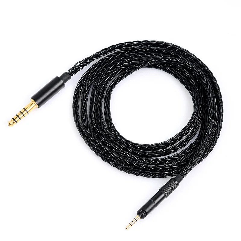 3.5mm or 4.4mm balanced headphone cables for ATH-M50x M40x M70x Sennheiser HD598 HD598se HD400pro HD560S HD599 Audio Cable